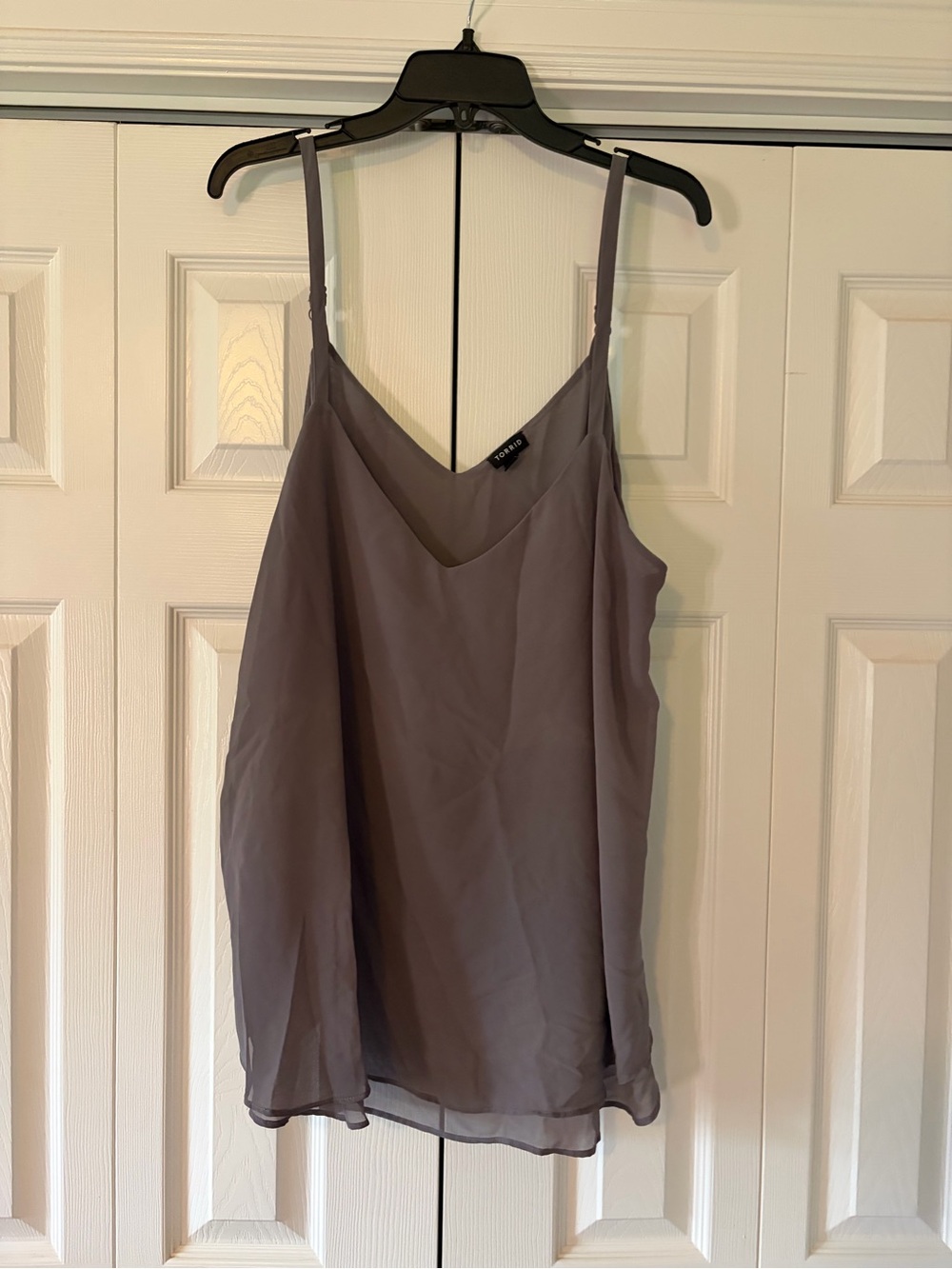 torrid Taupe V-Neck Spaghetti Strap Camisole